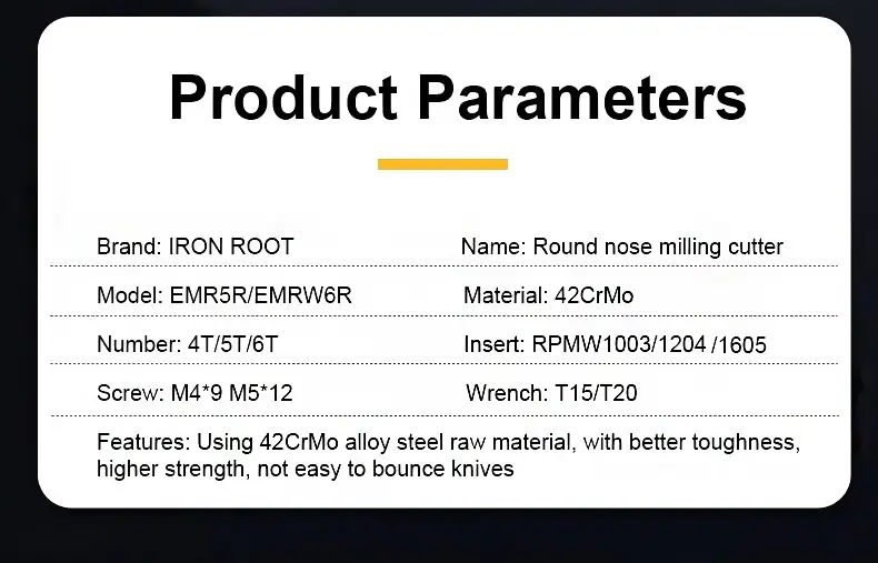EMR5R indexable face mill