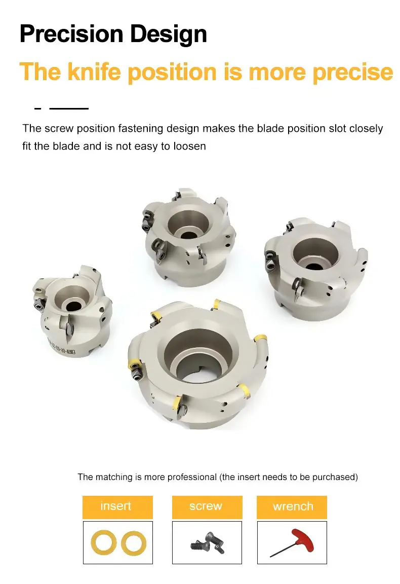 EMR5R round insert face mill