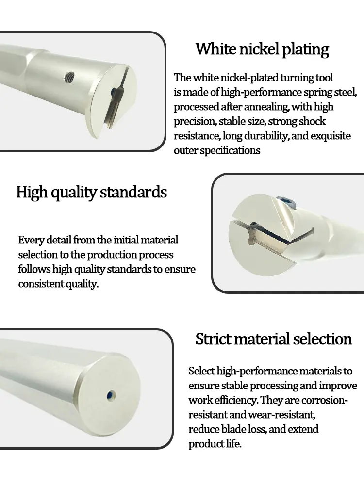 Internal grooving tool holder