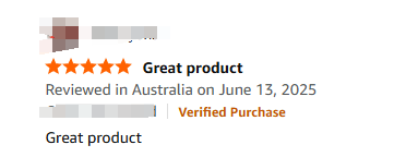 Good customer feedback