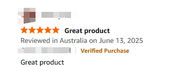 Good customer feedback