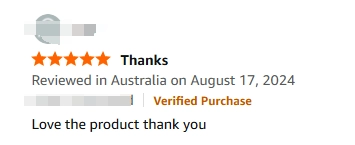 Good customer feedback