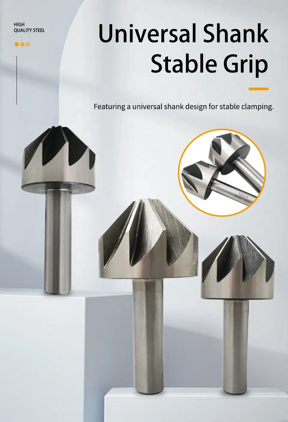 Multi-Blade Tapered Drill