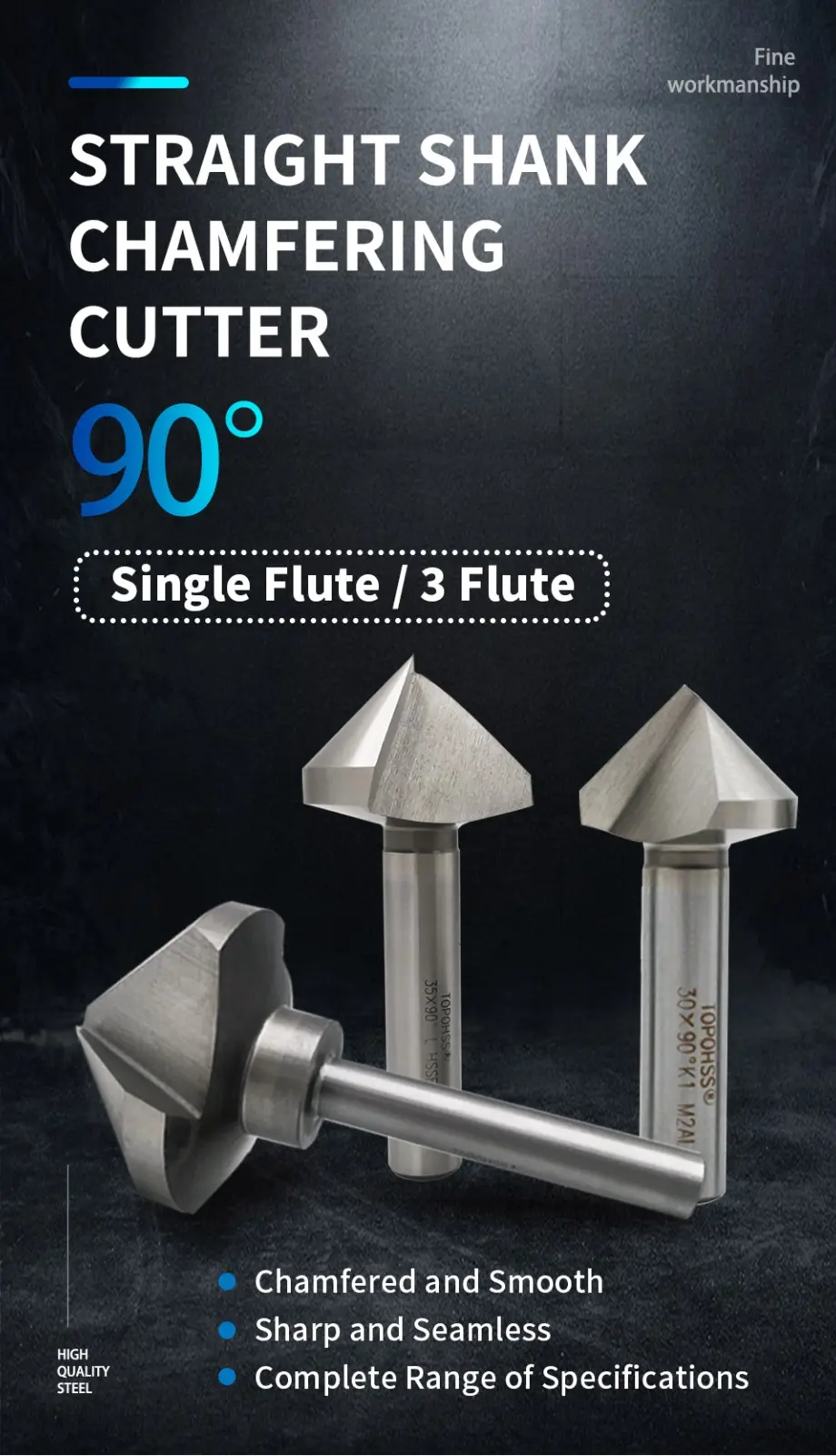 3-Flute Countersink Bit