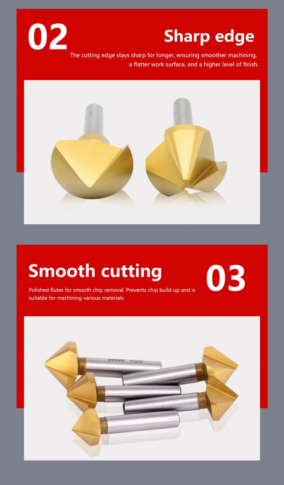 10 Mm 3-Flute Countersink