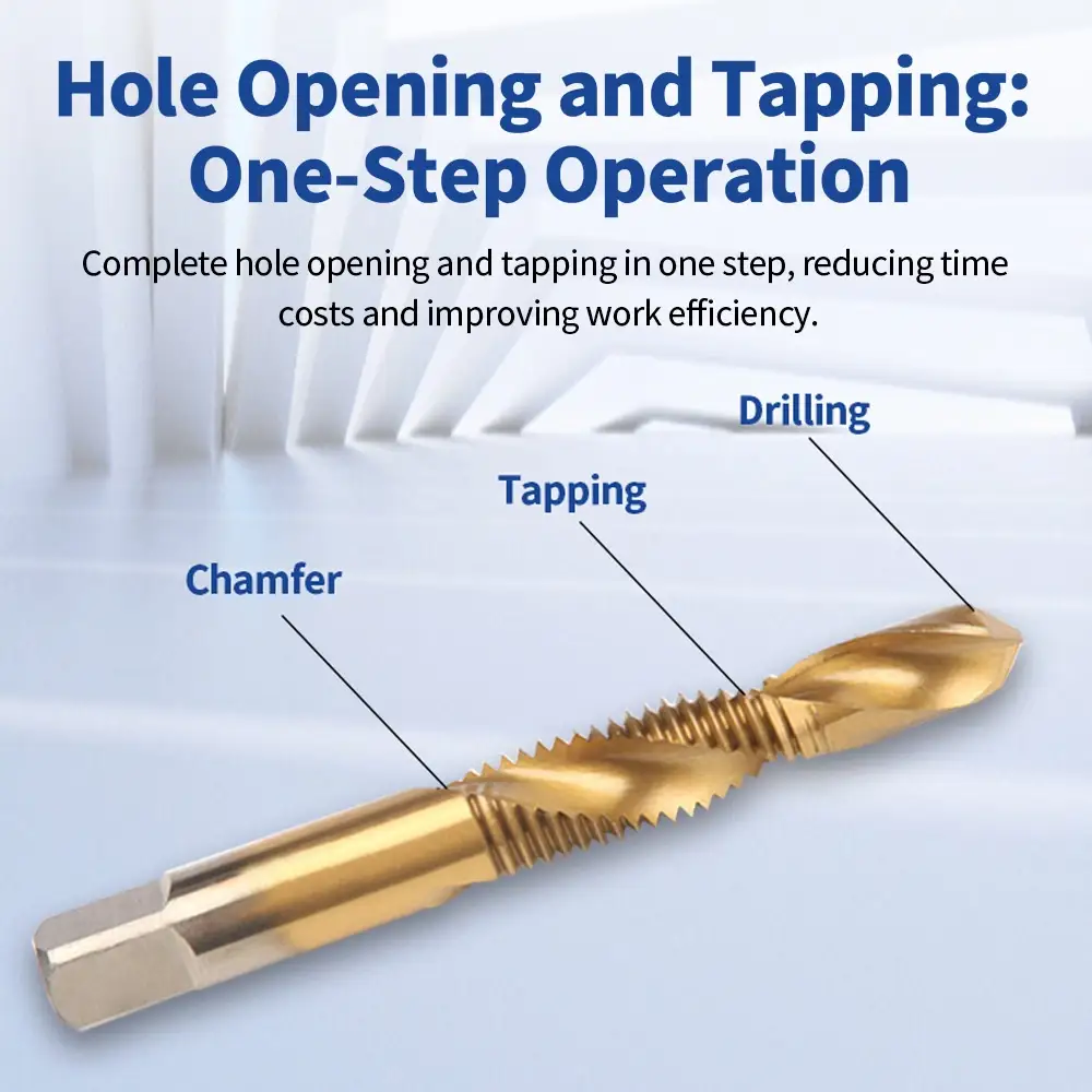 Hole Opening and Tapping:One-Step Operation