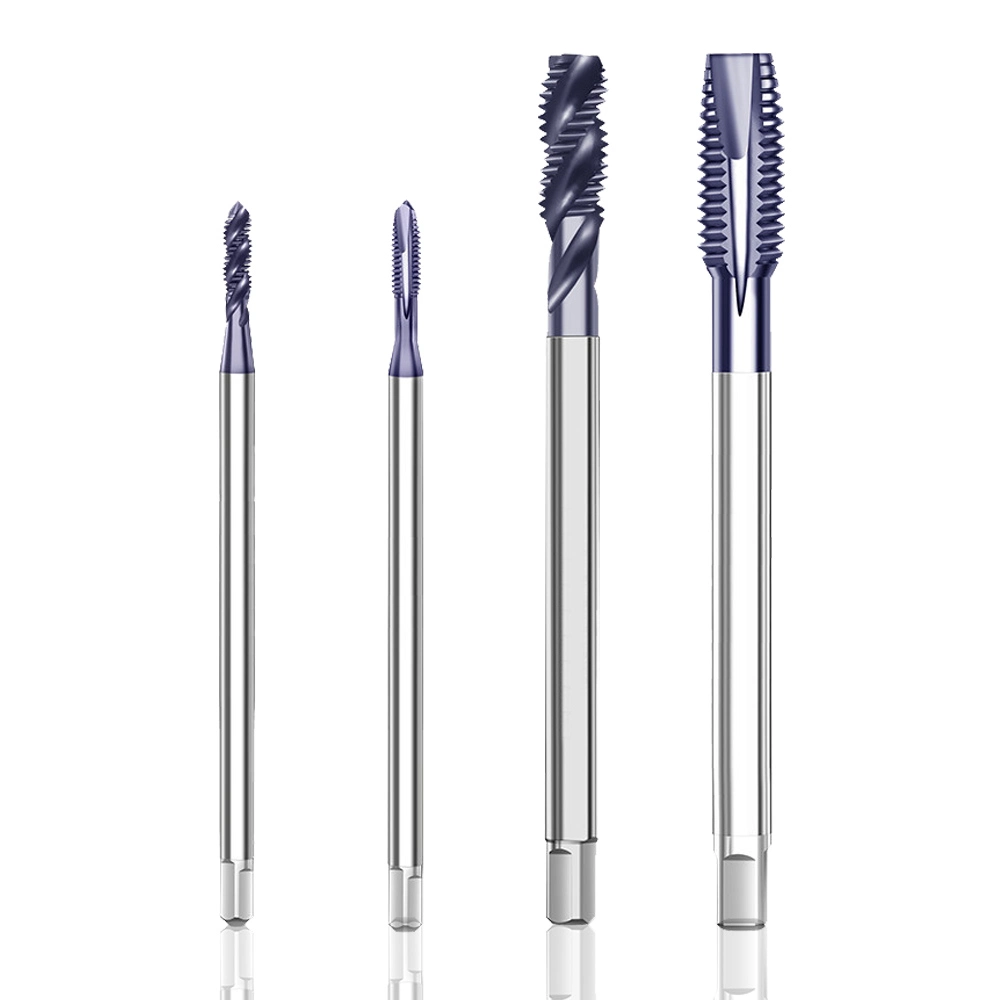 TICN:Performs excellently on stainless steel and titanium alloys. It effectively reducesfriction and heat buildup, lowering the risk of chipping.