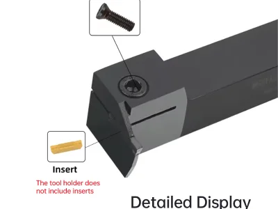  7-Shaped External Grooving Tool Holder