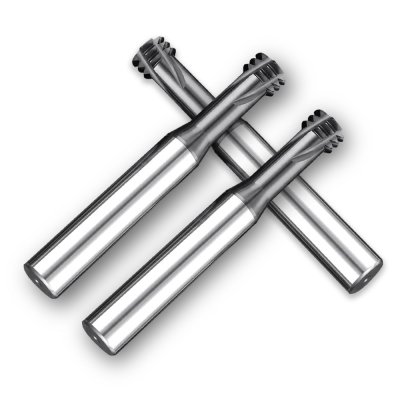 60° Tungsten Carbide Triple-Flute Thread Mill