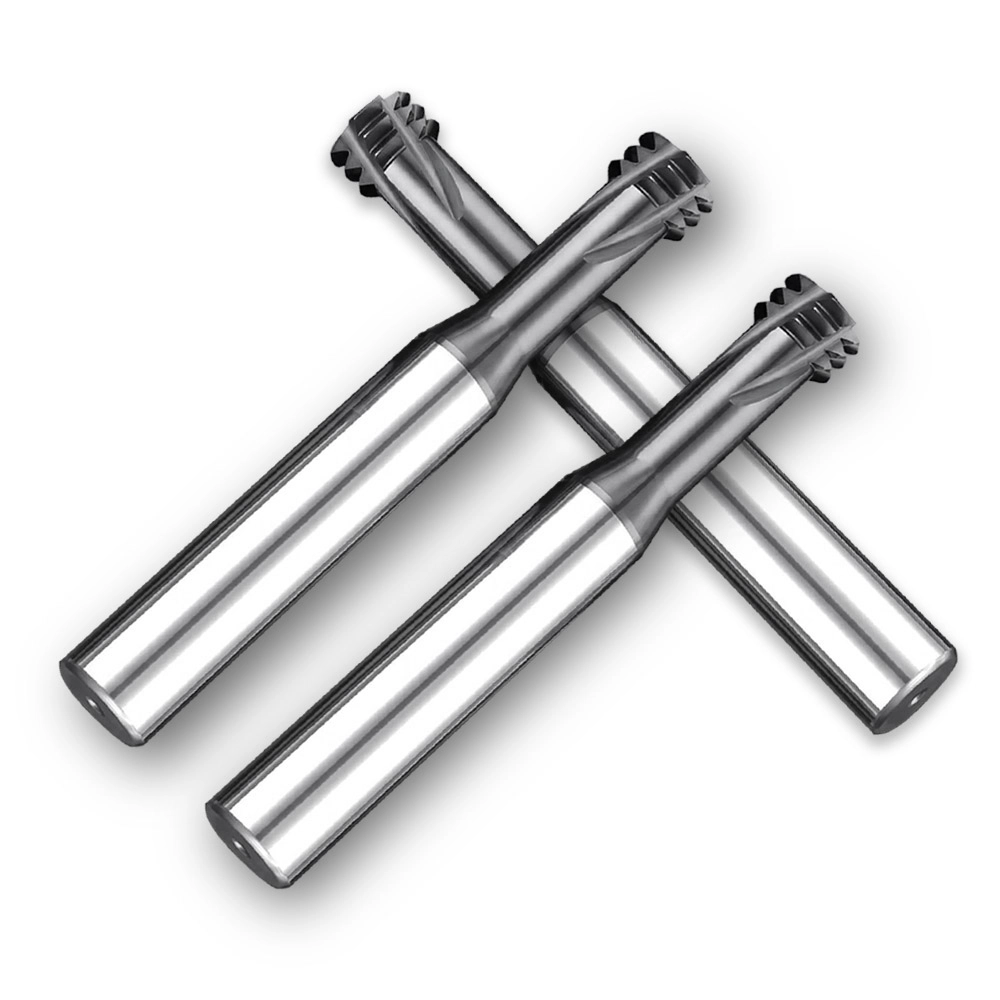 60° Tungsten Carbide Triple-Flute Thread Mill