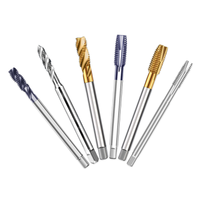 Extended spiral/tip taps