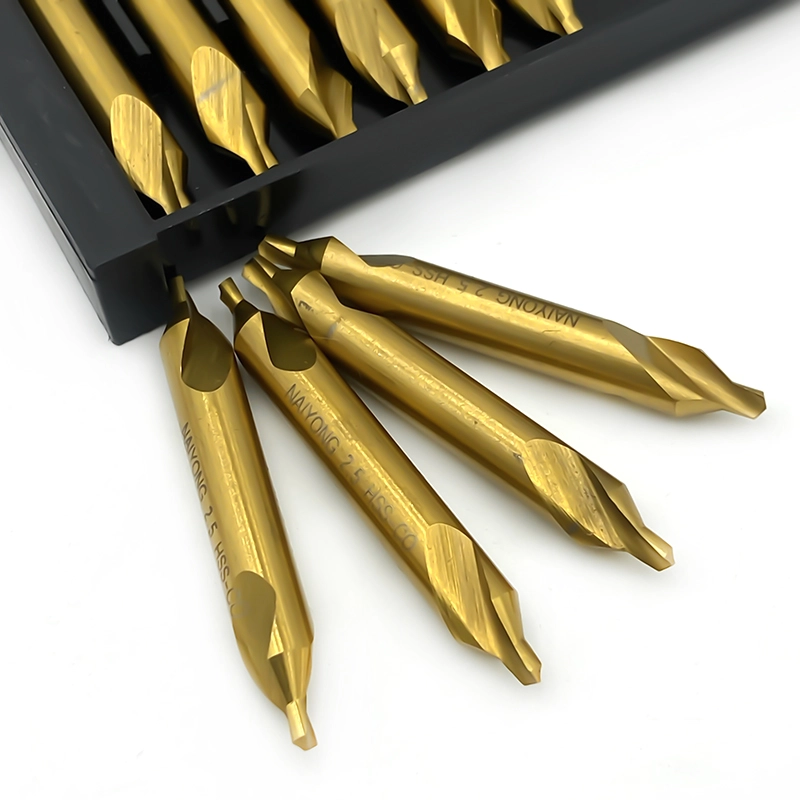 High speed steel double end center drill