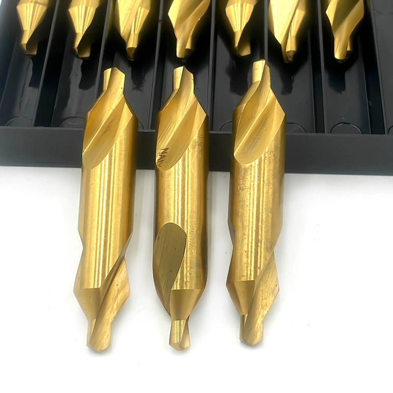 Double end center drill bit