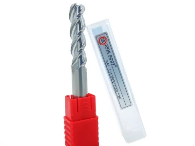 Aluminum coated tungsten steel milling cutter